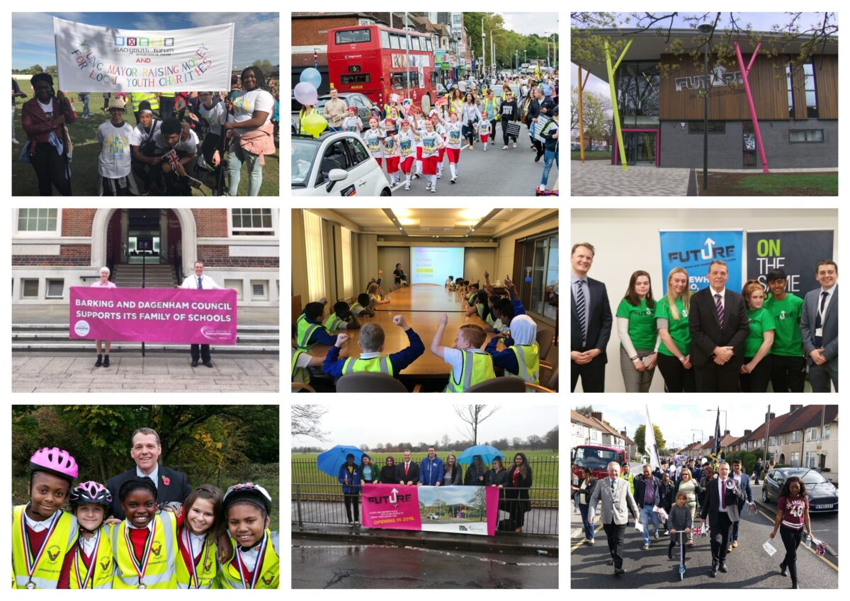 Some of our young people out and about in the borough