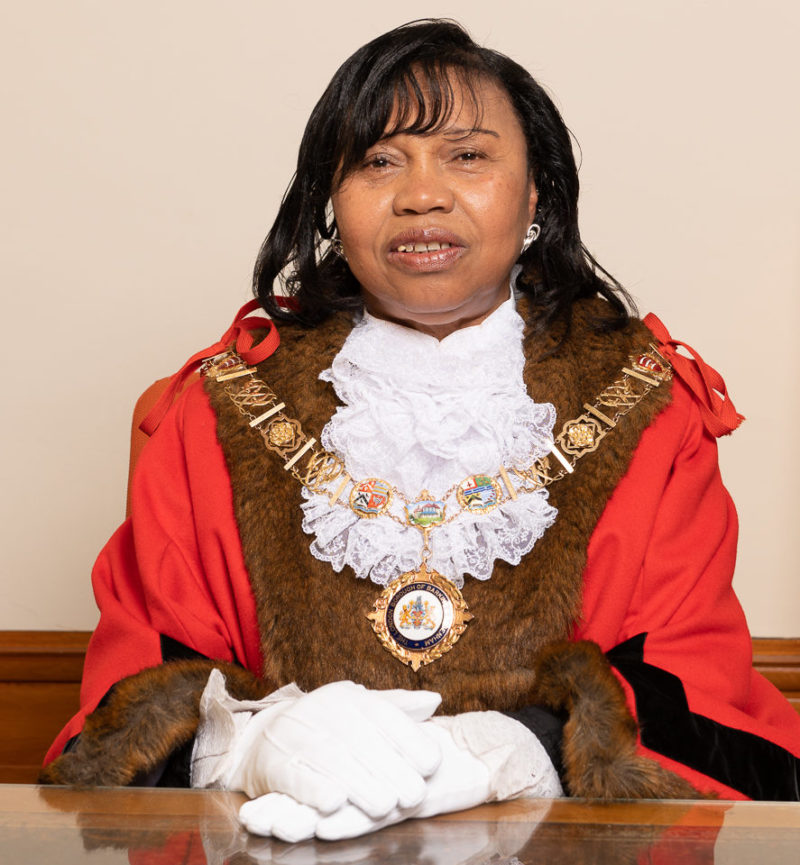 Cllr Edna Fergus, Barking and Dagenham Mayor 2021-22